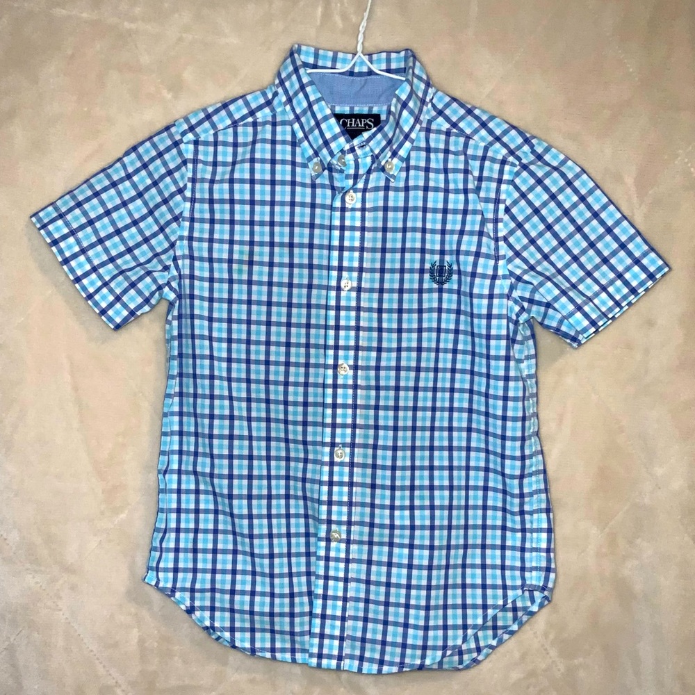Boys Chaps Short Sleeve Oxford Shirt